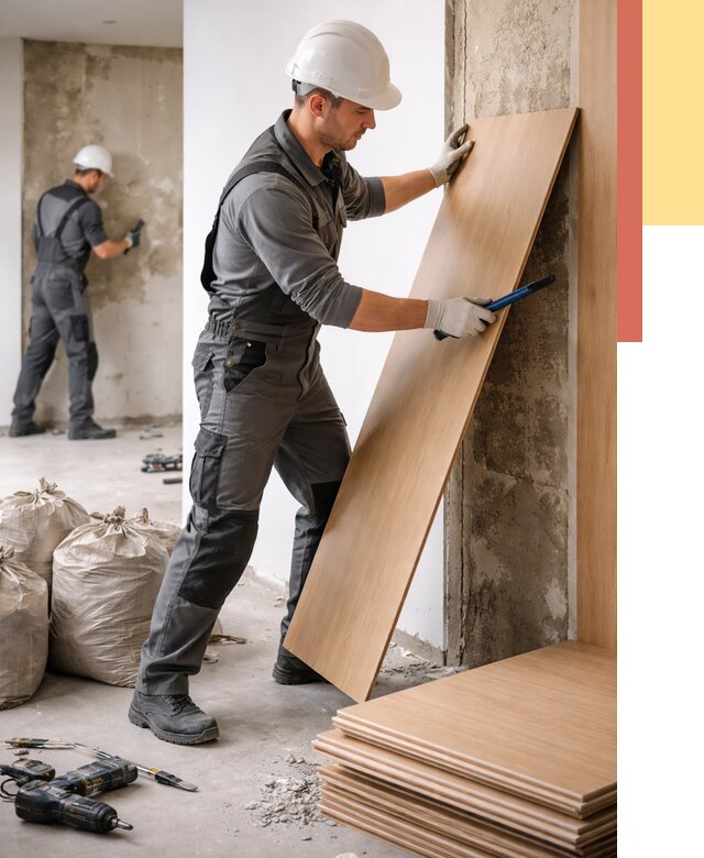 Демонтаж стеновых панелей в Костроме от 3573 руб. за м² быстро и недорого | ОТДЕЛОЧНИК-Кст