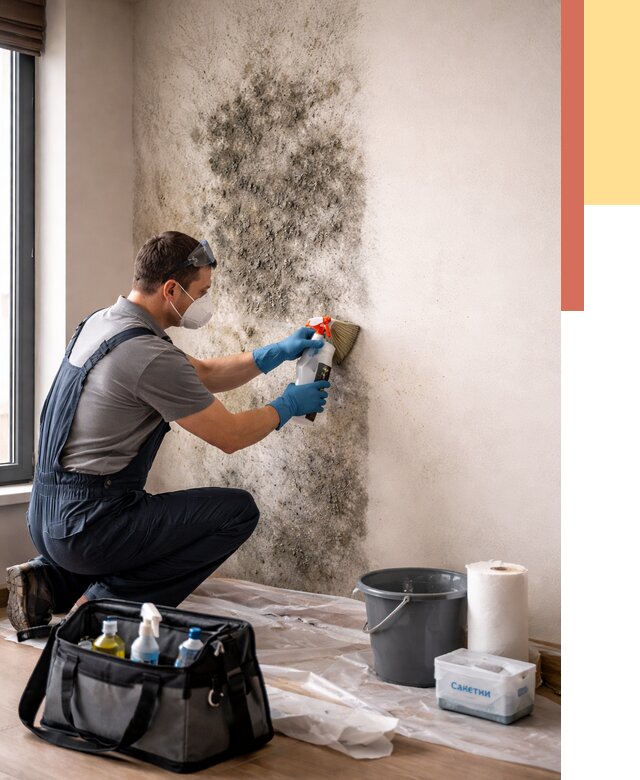 Удаление плесени со стен в Костроме от 2195 руб. — быстро и недорого | ОТДЕЛОЧНИК-Кст