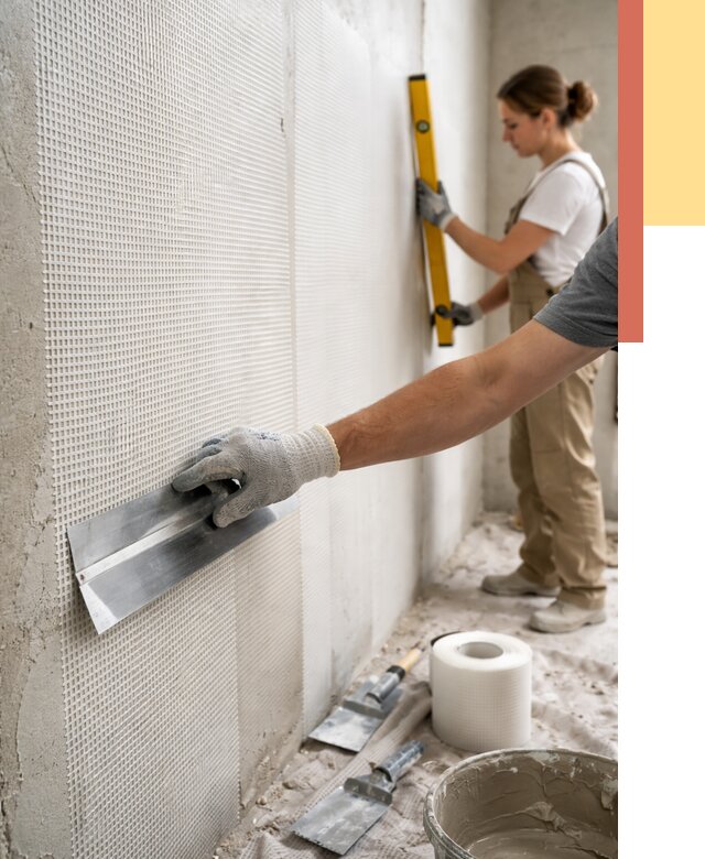 Армирование стен стеклосеткой в Костроме от 3267 руб. под ключ | ОТДЕЛОЧНИК-Кст