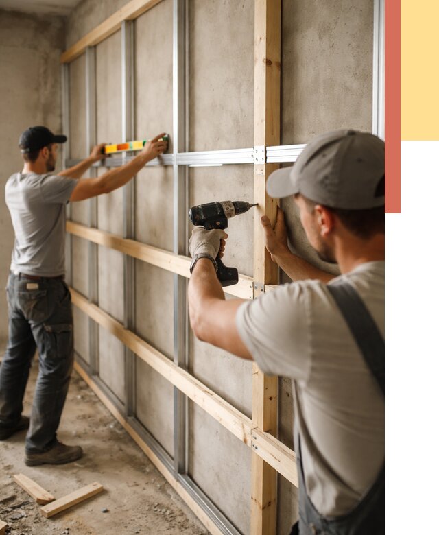 Устройство обрешетки под панели в Костроме от 2144 руб. — монтаж под ключ | ОТДЕЛОЧНИК-Кст