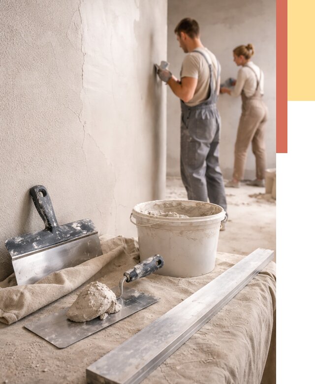 Штукатурка стен гипсовая в Костроме от 4594 руб/м2 — быстро и недорого | ОТДЕЛОЧНИК-Кст