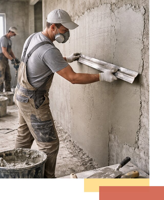 Штукатурка бетонных стен в Костроме качественно и долговечно