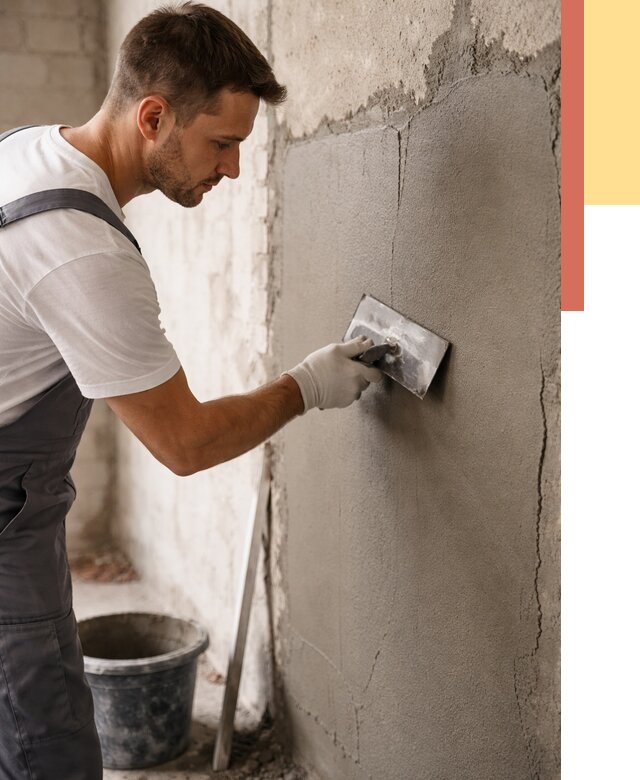 Штукатурка стен под плитку в Костроме от 4288 руб./м2 — выравнивание под плитку | ОТДЕЛОЧНИК-Кст