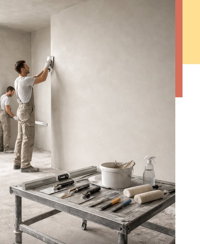 Штукатурка стен под покраску в Костроме от 4594 руб./м² — качественно и недорого | ОТДЕЛОЧНИК-Кст