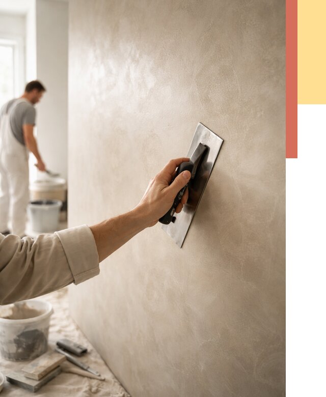 Венецианская штукатурка в Костроме от 3573 руб/м² — нанесение стен под ключ | ОТДЕЛОЧНИК-Кст