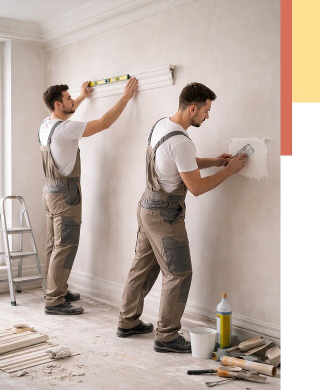 Монтаж лепнины на стены в Костроме от 4594 руб. — недорого, быстро | ОТДЕЛОЧНИК-Кст