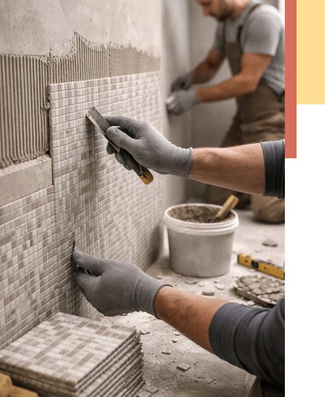 Облицовка стен мозаикой в Костроме от 3267 руб/м2 — укладка мозаики на стены | ОТДЕЛОЧНИК-Кст