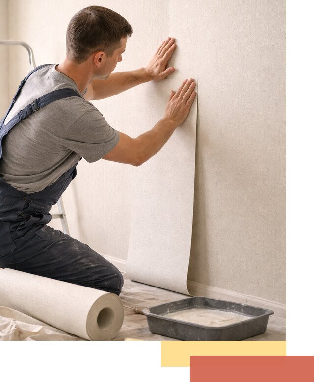 Поклейка флизелиновых обоев в Костроме качественно и быстро