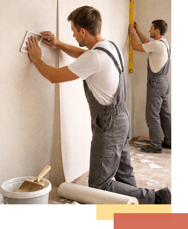 Поклейка бумажных обоев в Костроме качественно и недорого