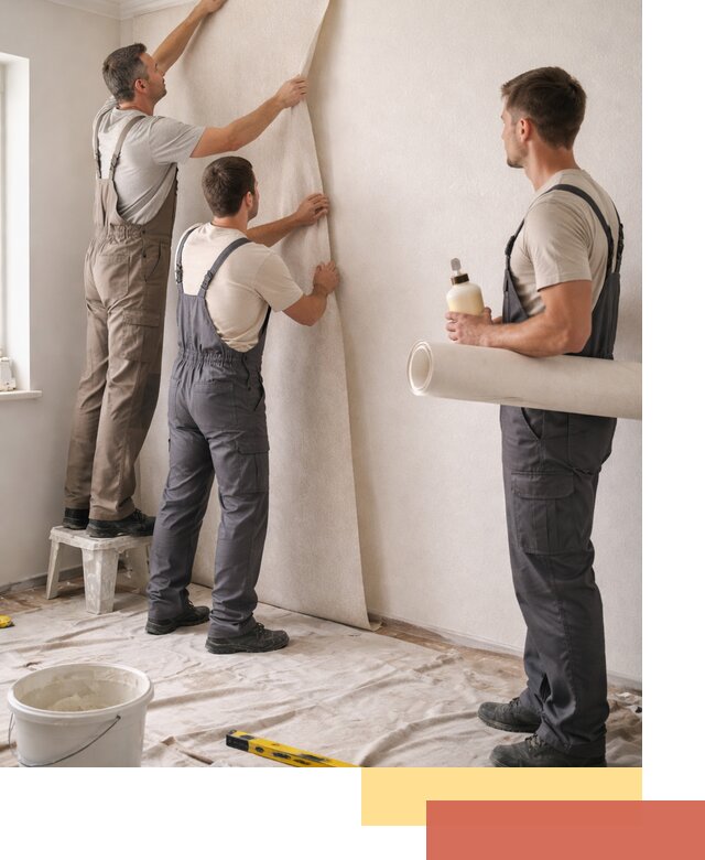 Оклейка стен обоями в Костроме — качественно и профессионально