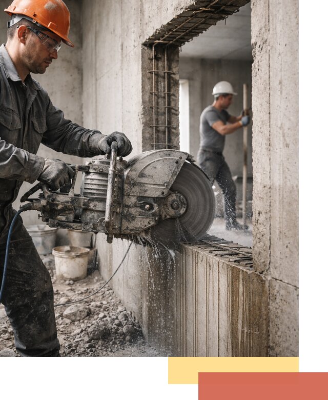 Алмазная резка проемов в Костроме быстро и точно