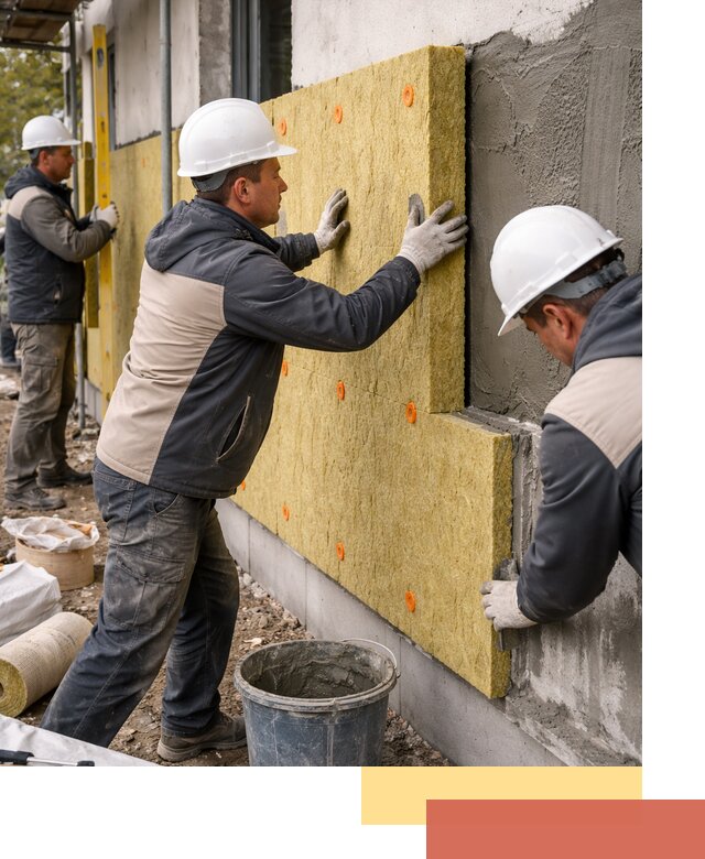 Утепление стен минватой в Костроме — тепло и звукоизоляция