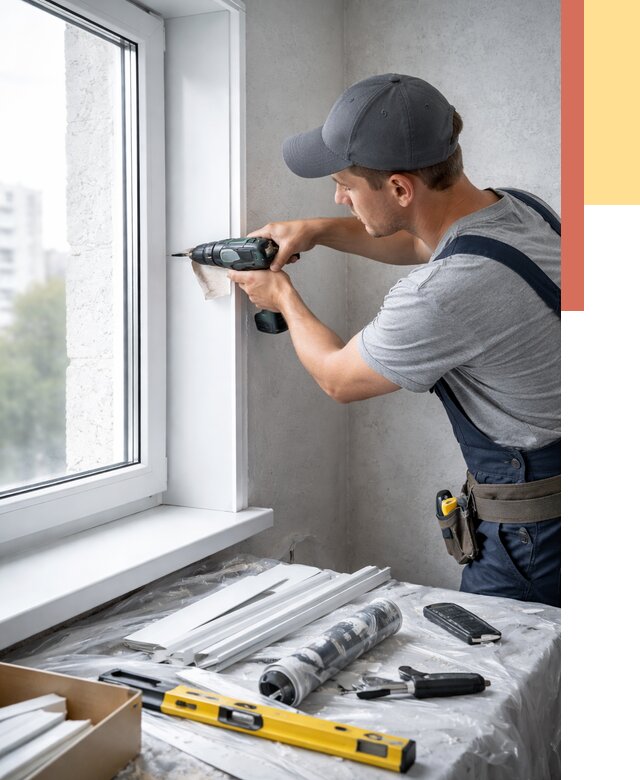 Установка пластиковых откосов в Костроме от 2297 руб. | ОТДЕЛОЧНИК-Кст монтаж, быстро и недорого