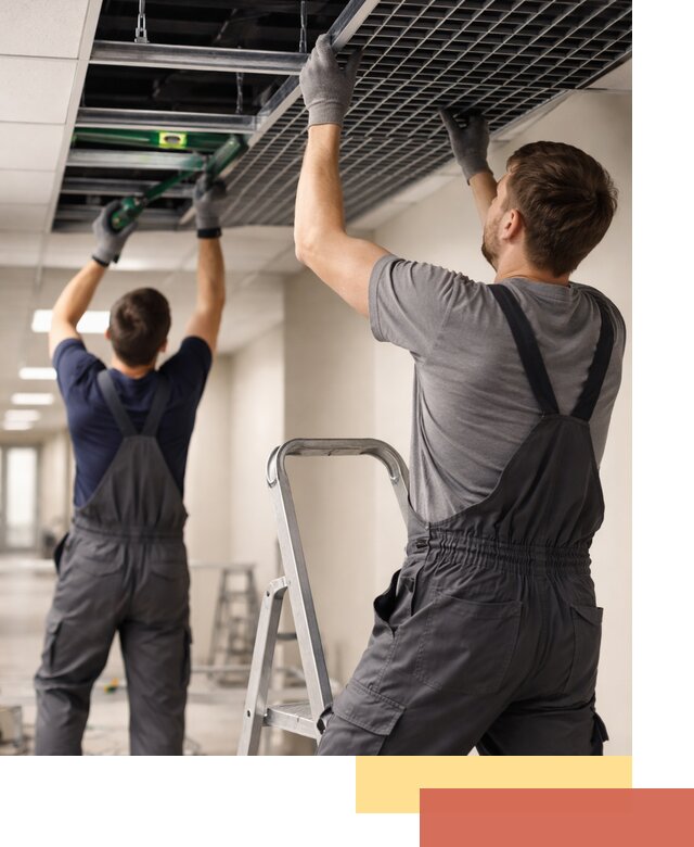 Монтаж потолка Грильято в Костроме: установка под ключ качественно