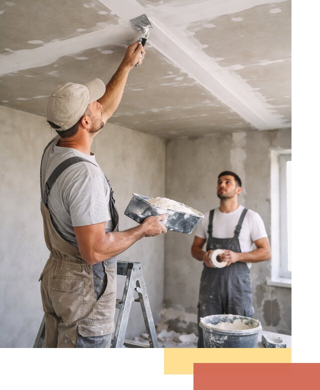 Обработка швов потолка ГКЛ в Костроме: качественная заделка и шпатлевка