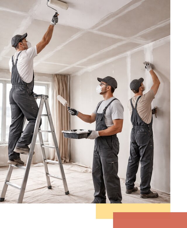 Покраска потолка из гипсокартона в Костроме качественно и недорого