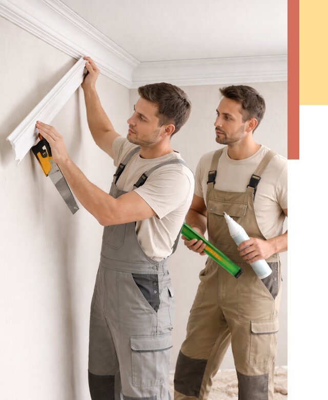 Монтаж потолочного плинтуса в Костроме от 2348 руб. — быстро и недорого | ОТДЕЛОЧНИК-Кст