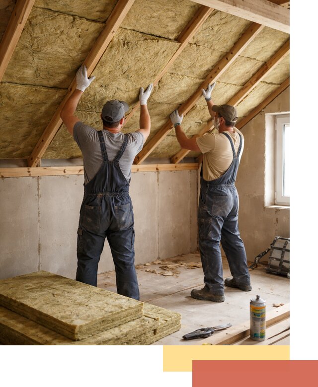 Утепление потолка минеральной ватой в Костроме